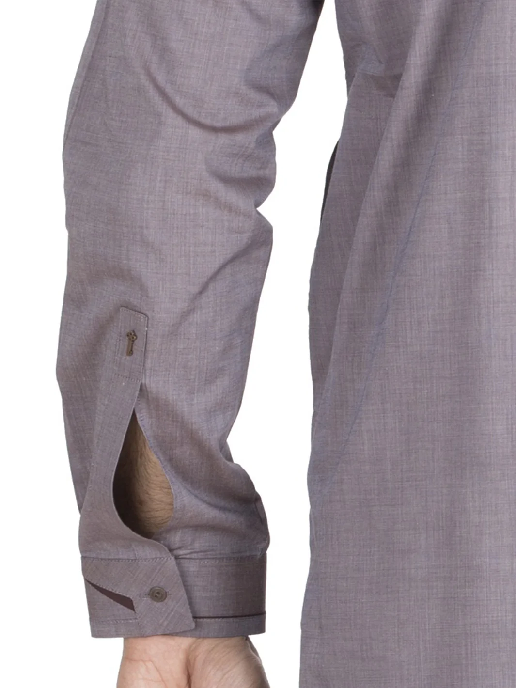 Mauve Cotton Kurta Pajama - AL-KS-2425 - Image 2