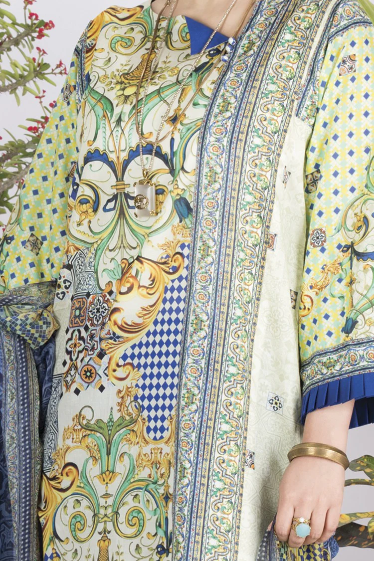Multicolor Lawn 3 Piece Stitched - ALP-718 - Image 4