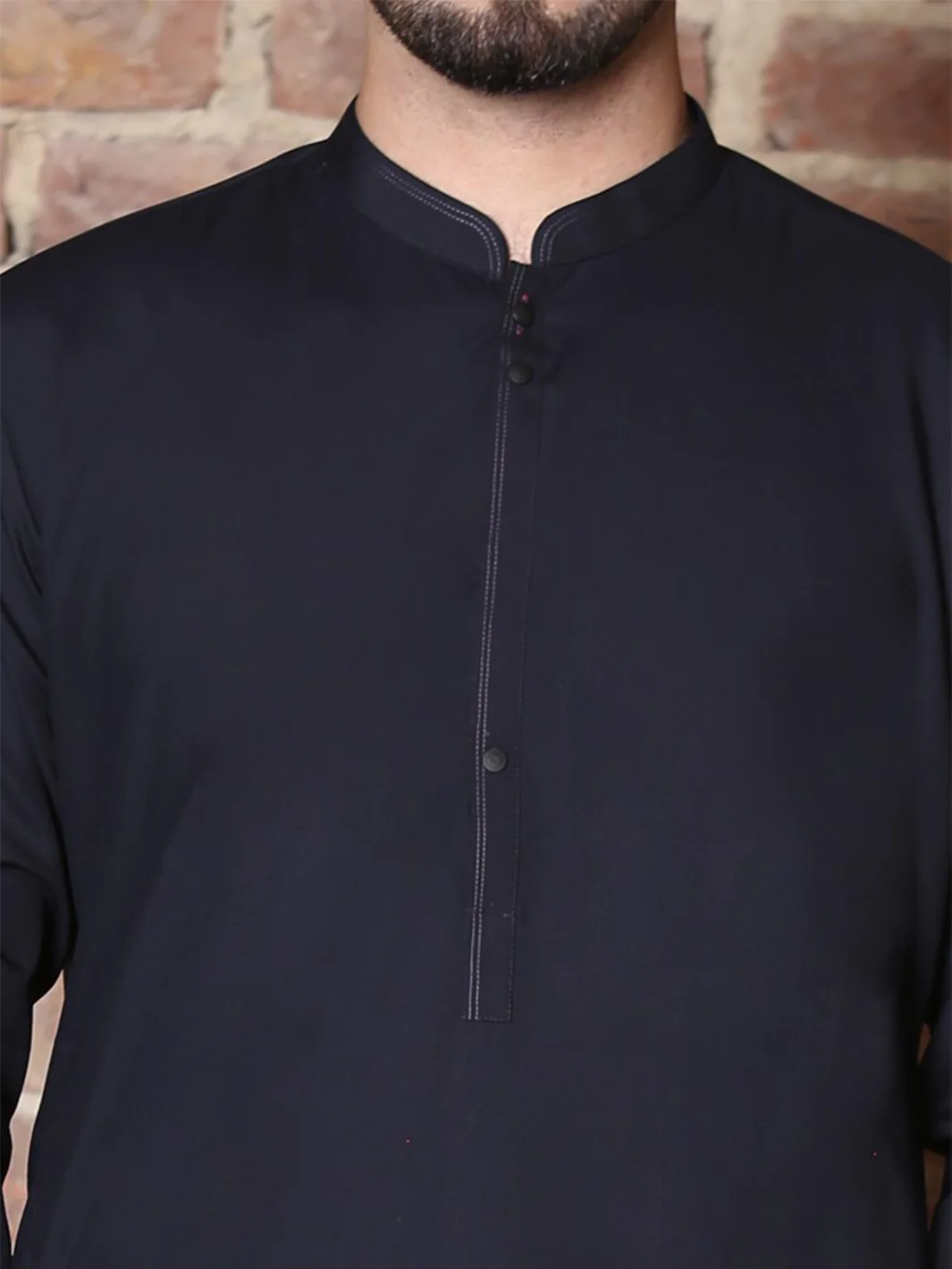 Navy Blue Kameez Shalwar - AL-KS-2287-R2 - Image 2