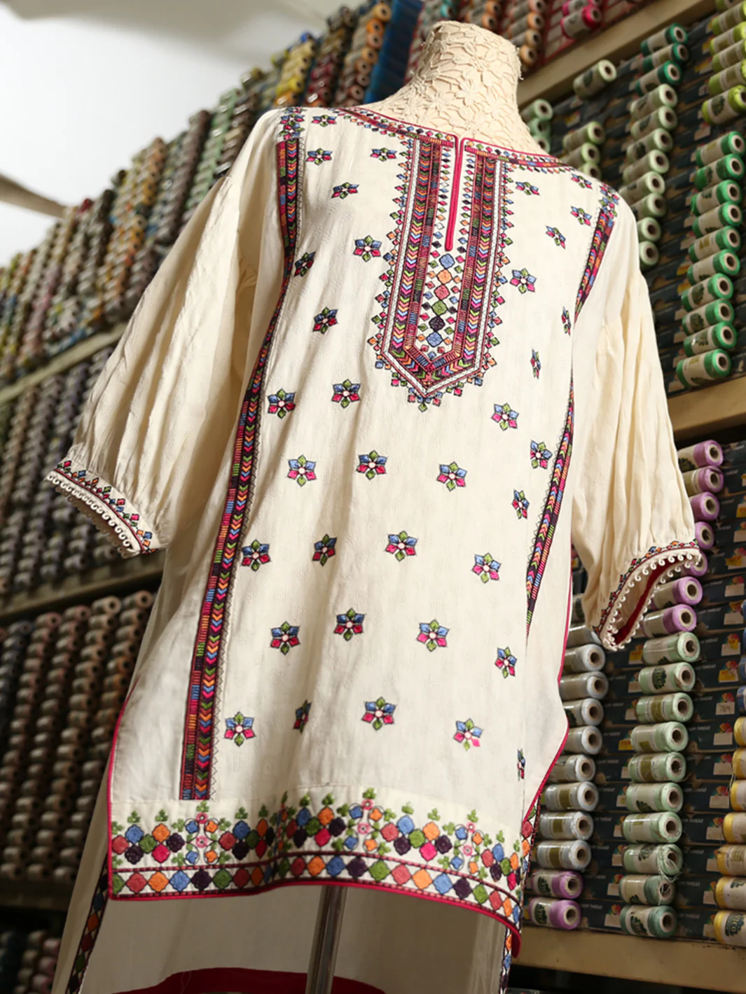 Off White Bunnat Tunic - LK-693