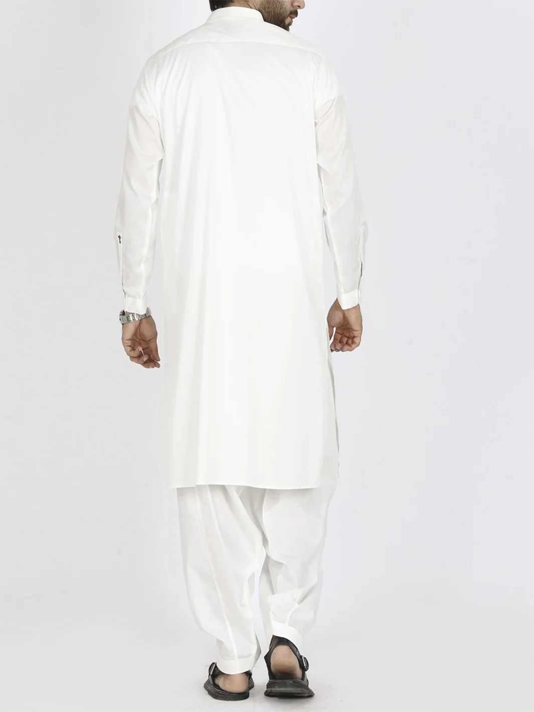 Off White Kameez Shalwar - AL-KS-2170 - Image 3