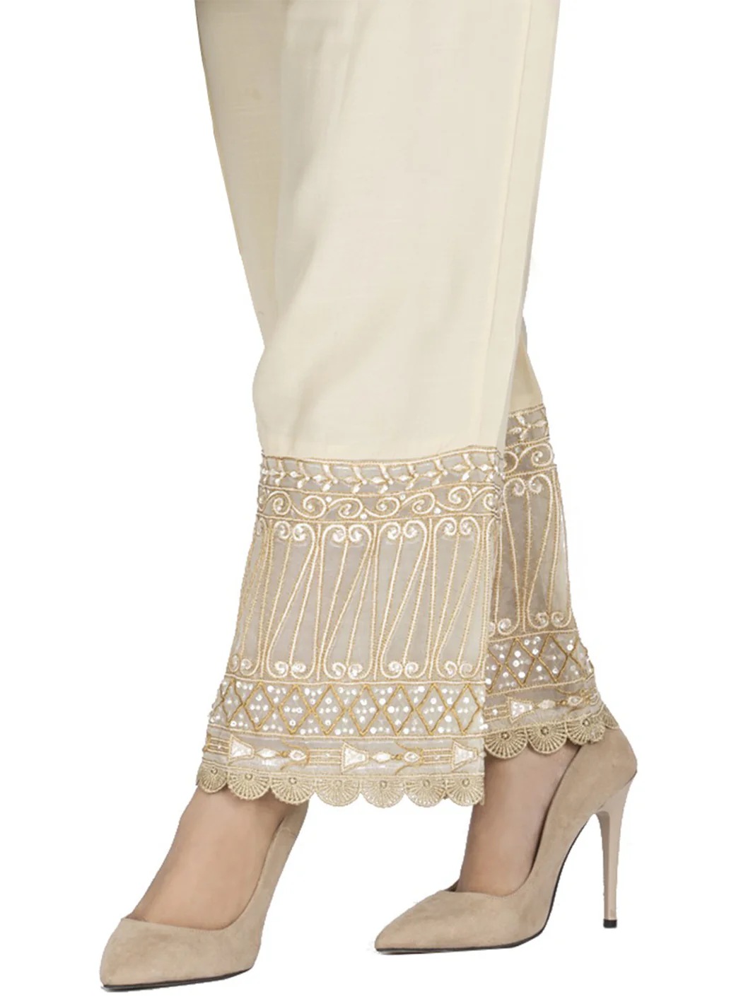 Off White Women Trouser - AL-T-325