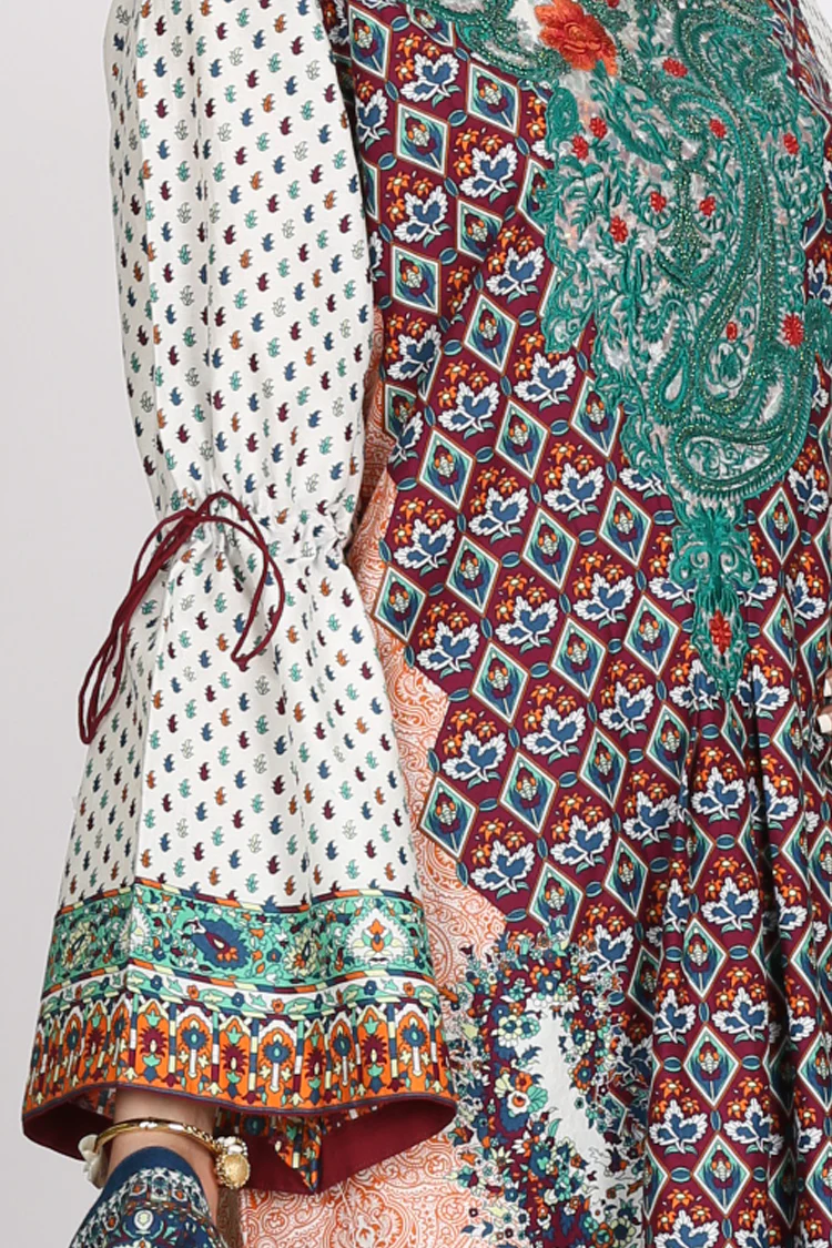 Orange Cambric 3 Piece Stitched - ALP-758 - Image 4