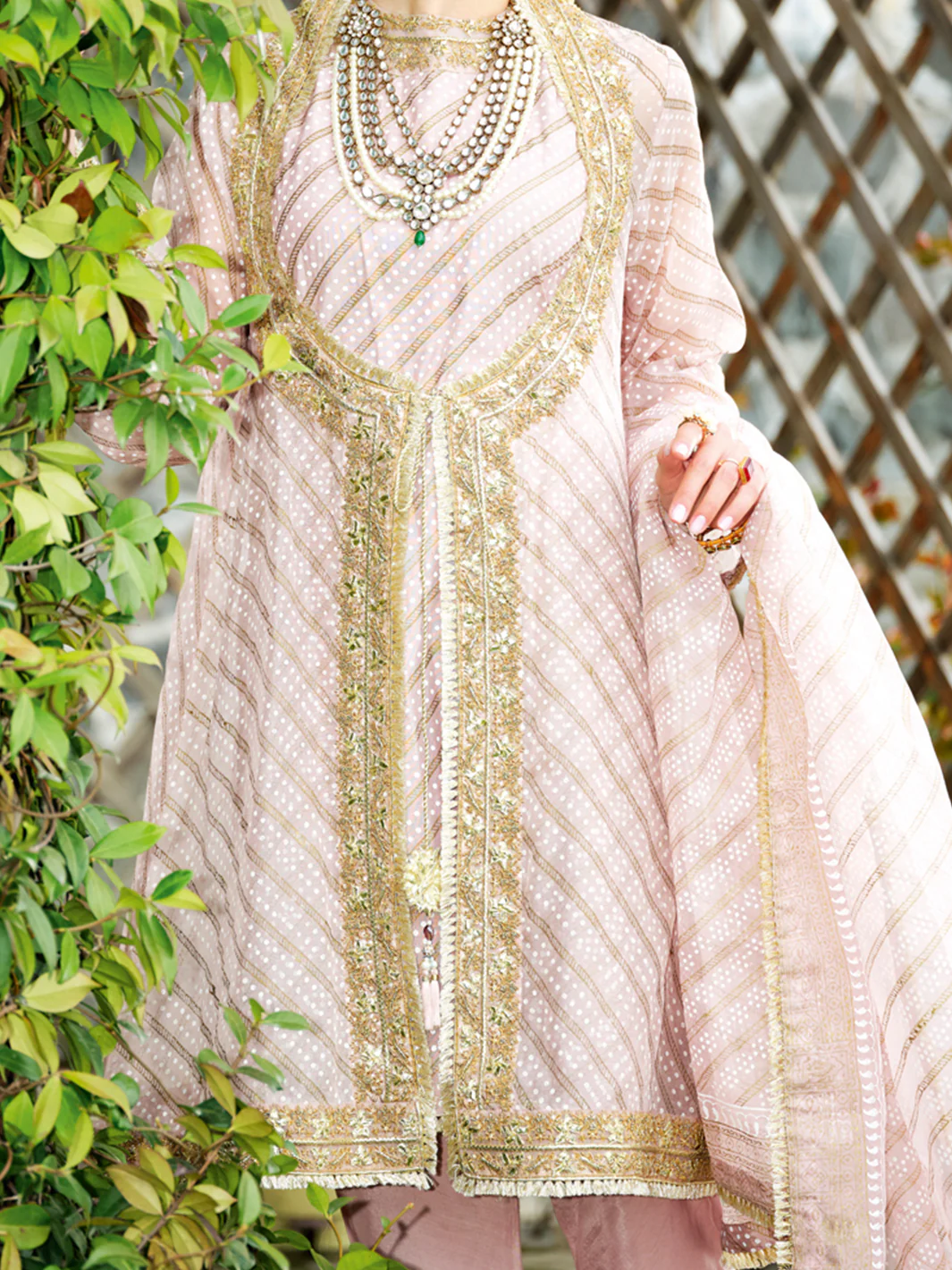 Peach Viscose 3 Piece Formal Suit - LS-238 - Image 2