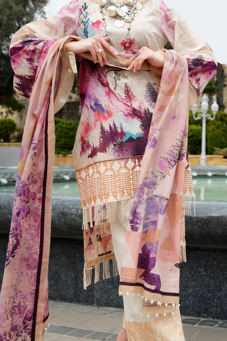 Pink Lawn 2 Piece Unstitched - ALP-692