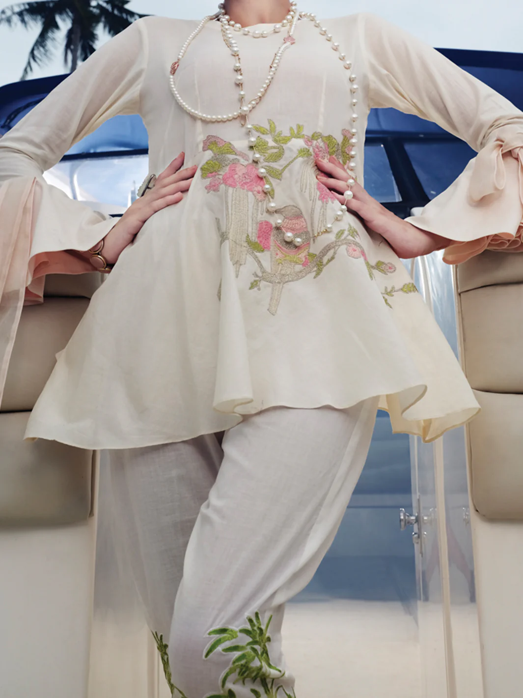 Pink Lawn Tunic - LK-656