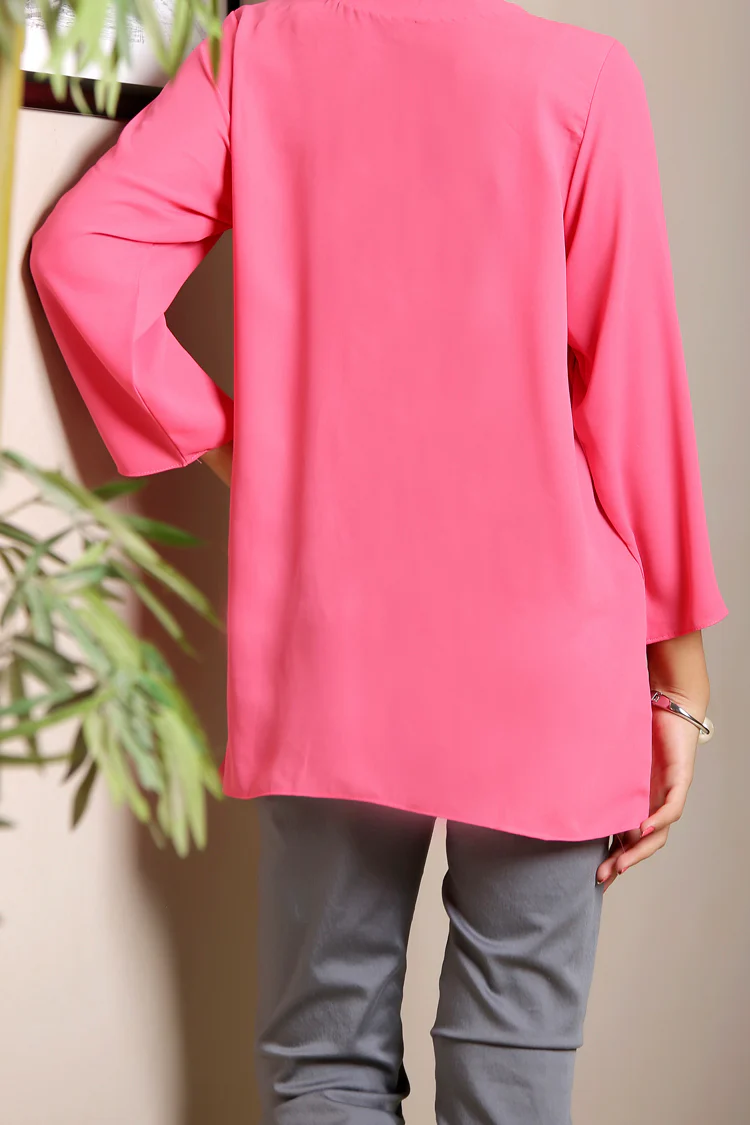 Pink Lawn Tunic - LSK-114 - Image 2