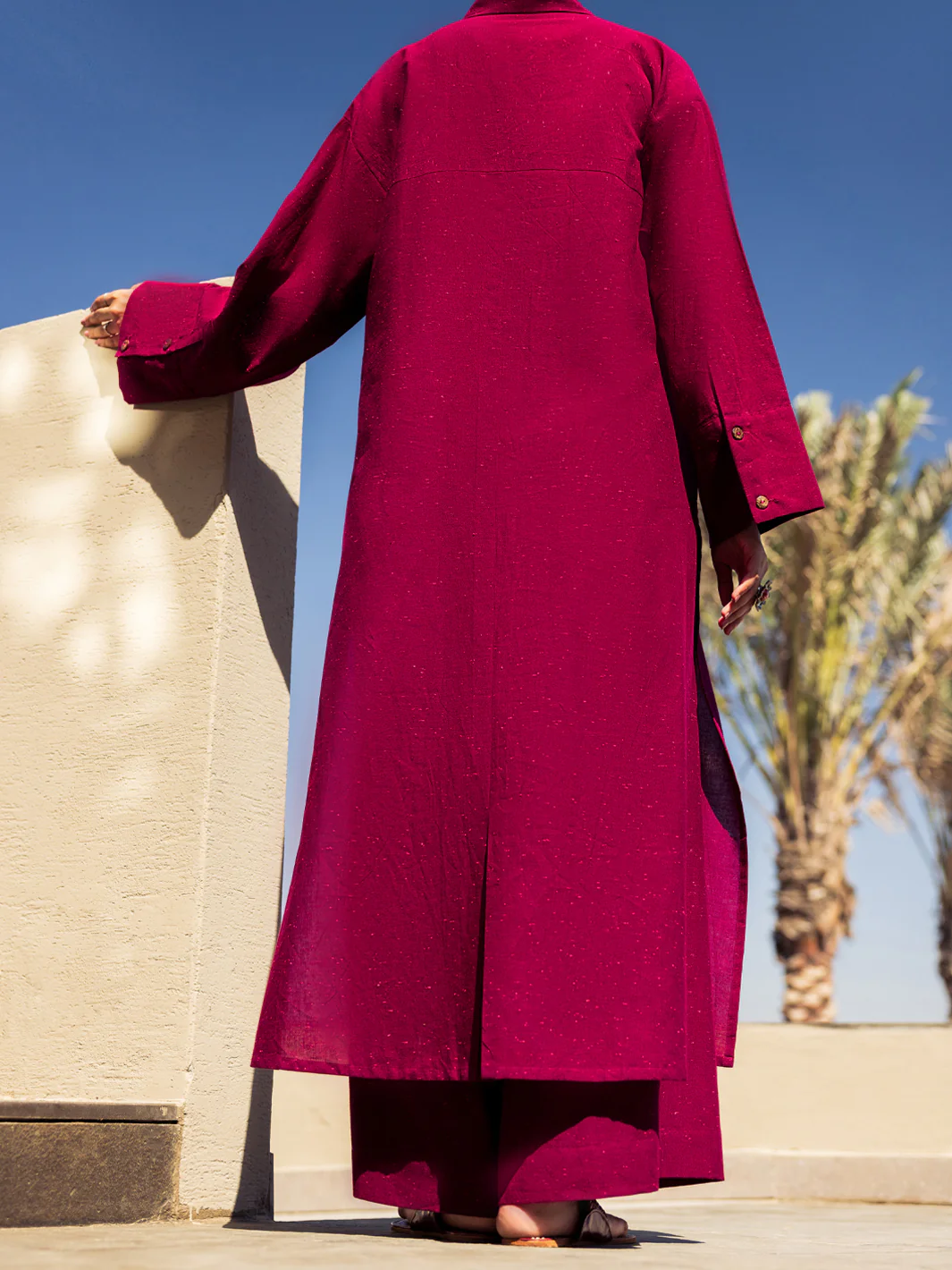 Purple Dobby Stitched 2PC - ALP-2PS-LKS-2842 - Image 3