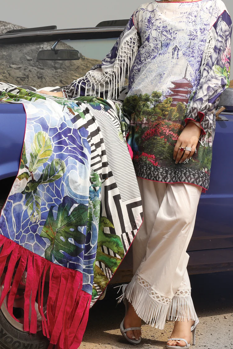 Purple Lawn 2 Piece Unstitched - ALP-595