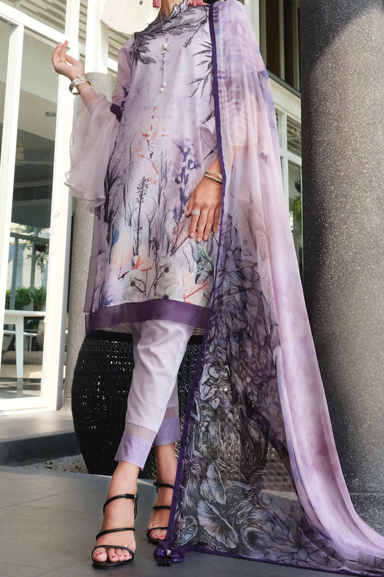 Purple Lawn 3 Piece Unstitched - ALP-627
