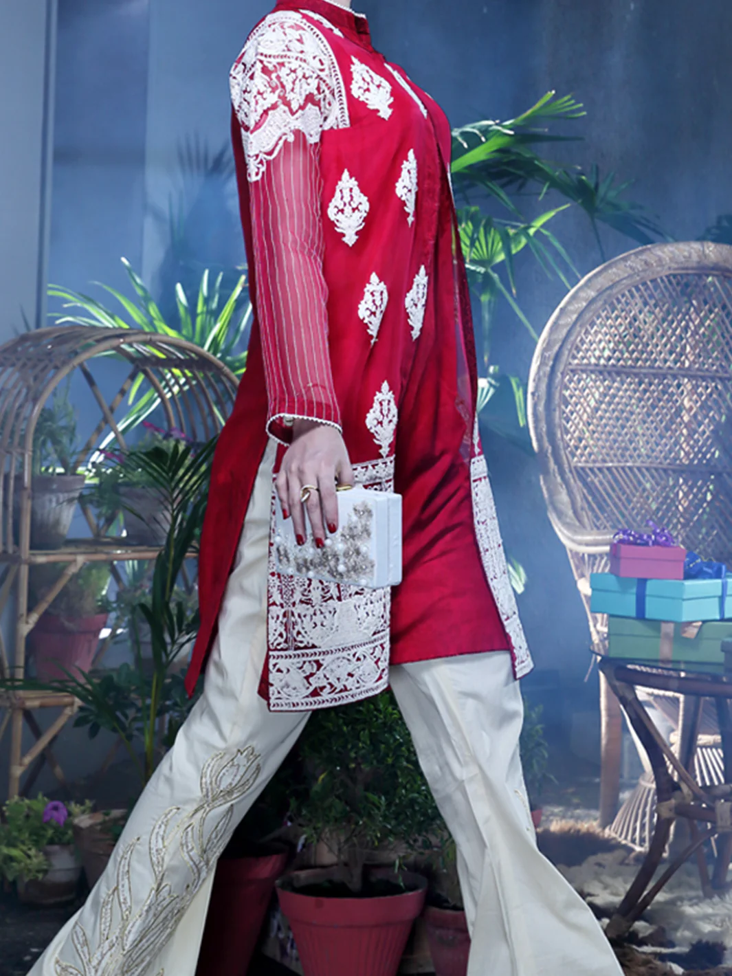 Red Tunic - LK-547 - Image 3