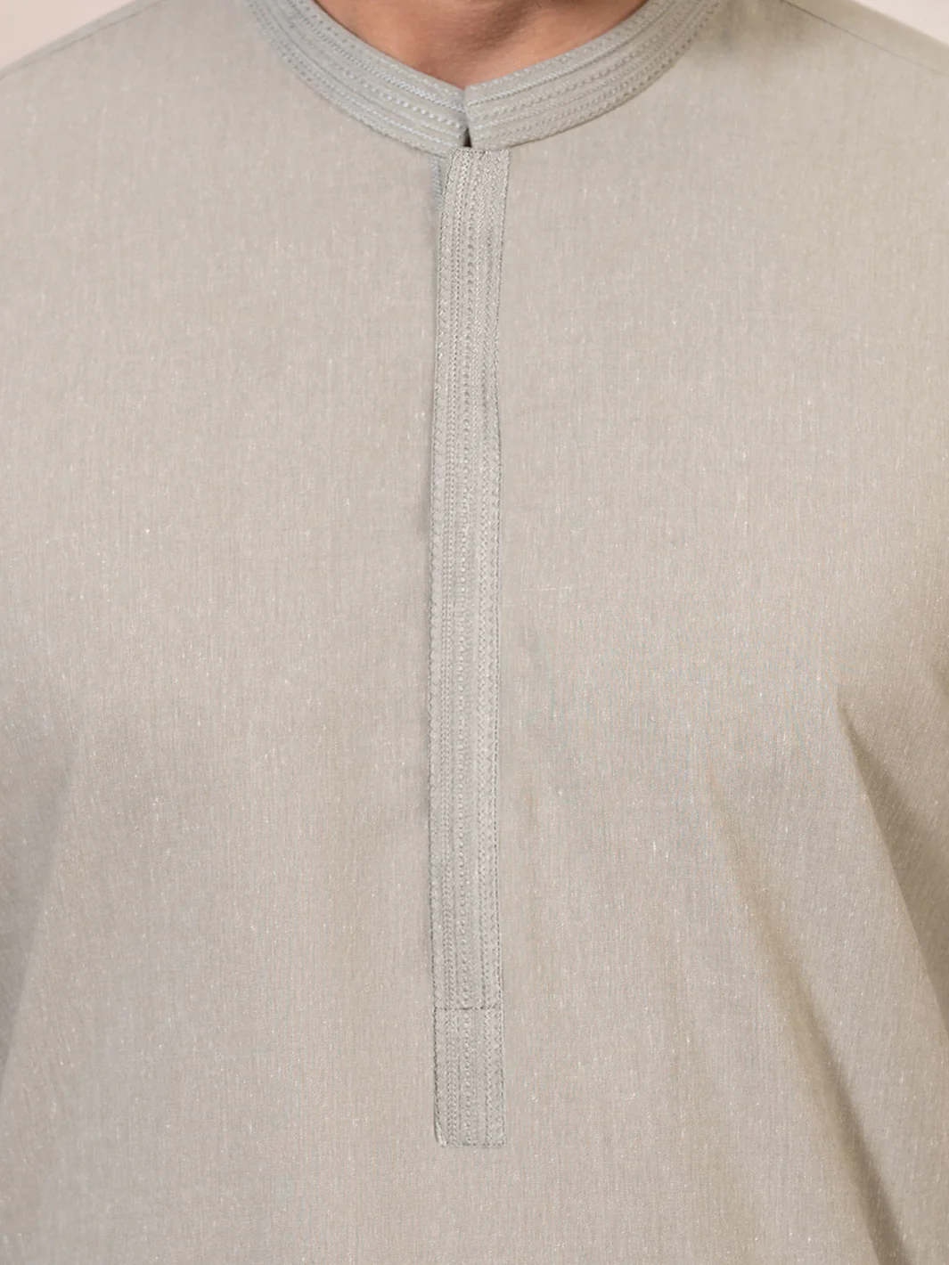 Sage Green Kameez Shalwar - AL-KS-3380 - Image 4