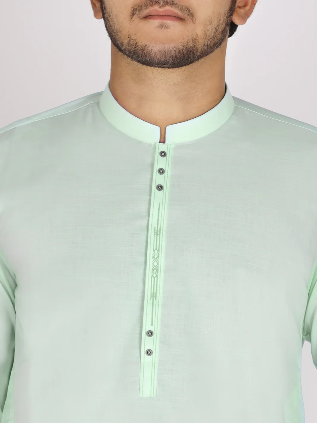 Sea Green Kurta - AL-K-832 - Image 2