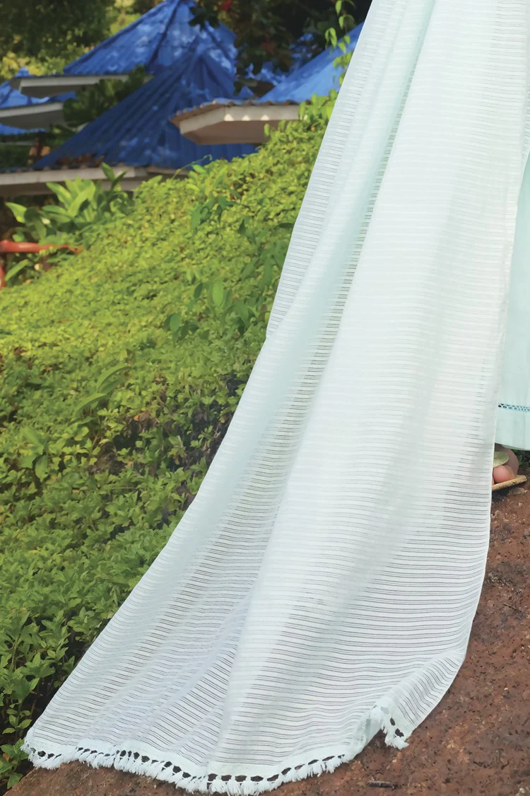 Sea Green Lawn 3 Piece Stitched - ALP-619 - Image 4