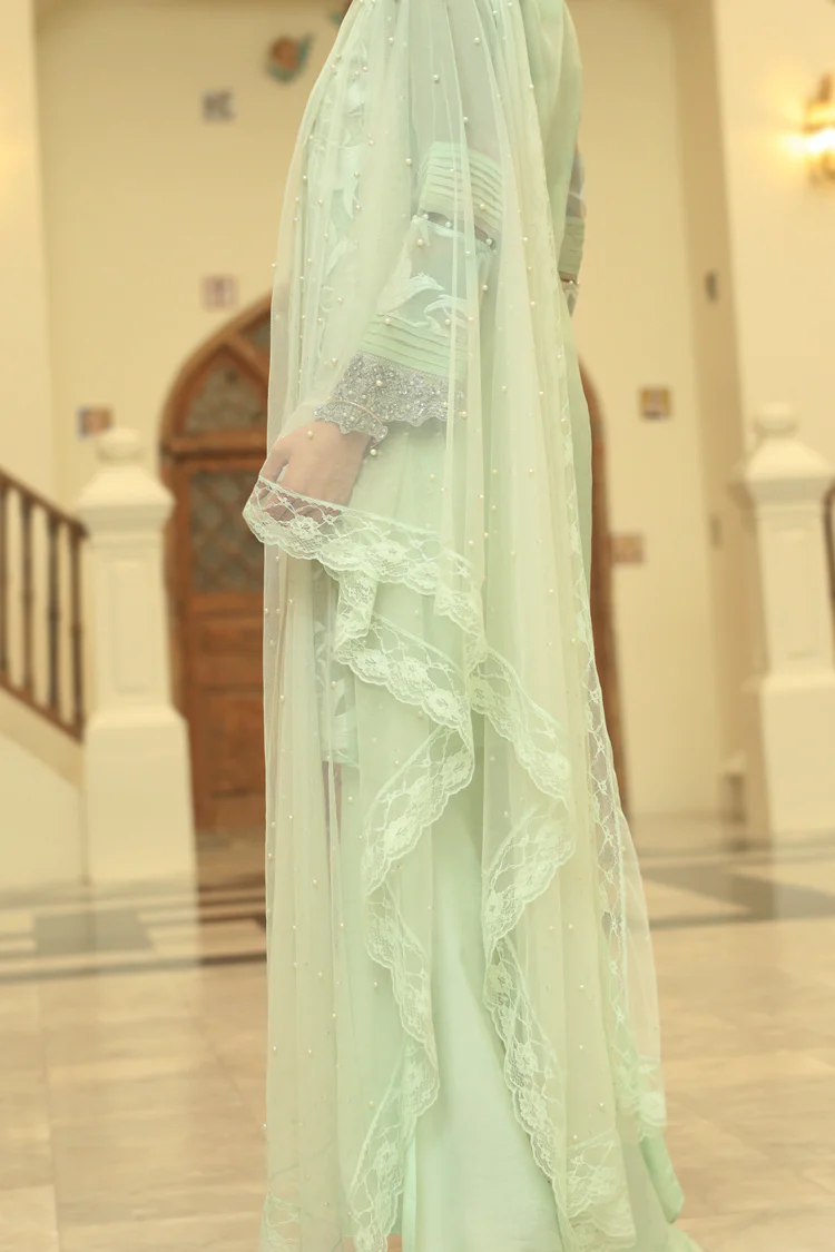 Silk & Organza 3 Piece Unstitched Formal - AL-3PS-LS-UN-209 - Image 3