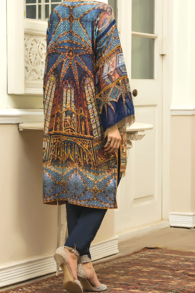 Blue Tensil Tunic - LK-538 - Image 2
