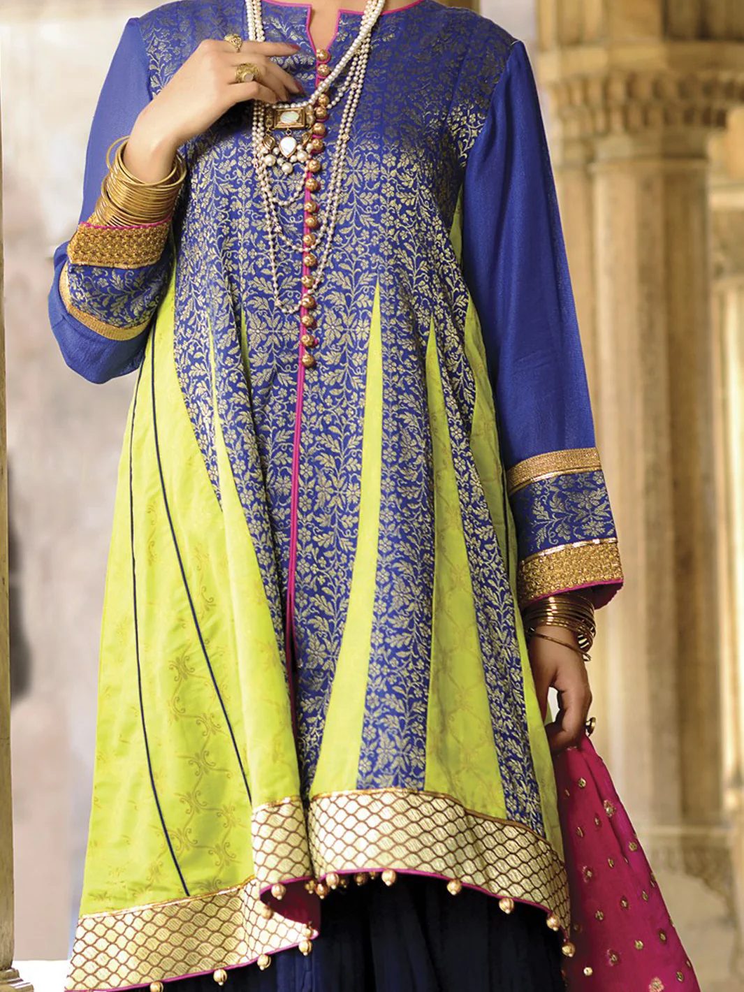 Blue Green Tunic - LK-601
