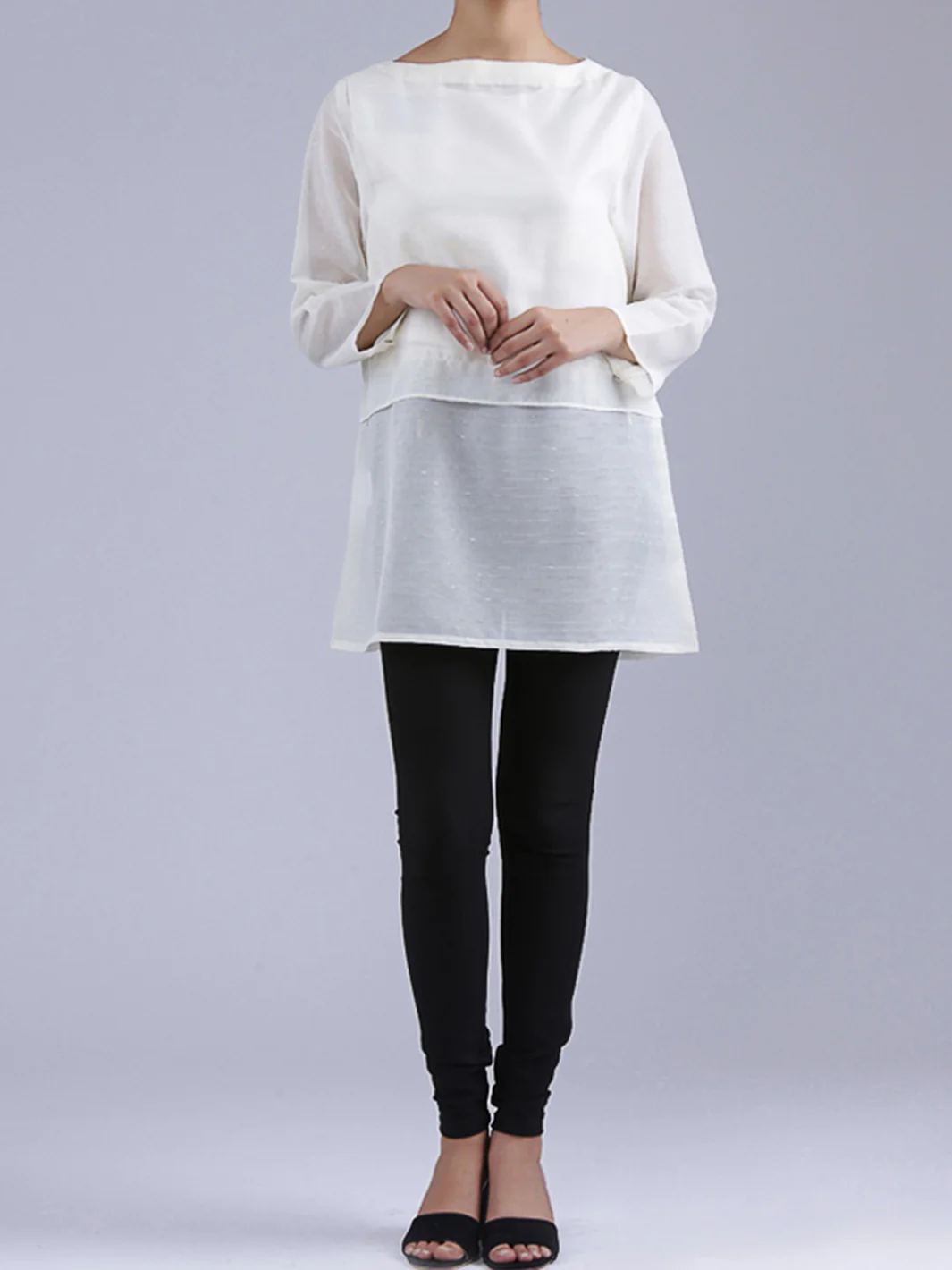 White Tunic - LSK-107 - Image 2