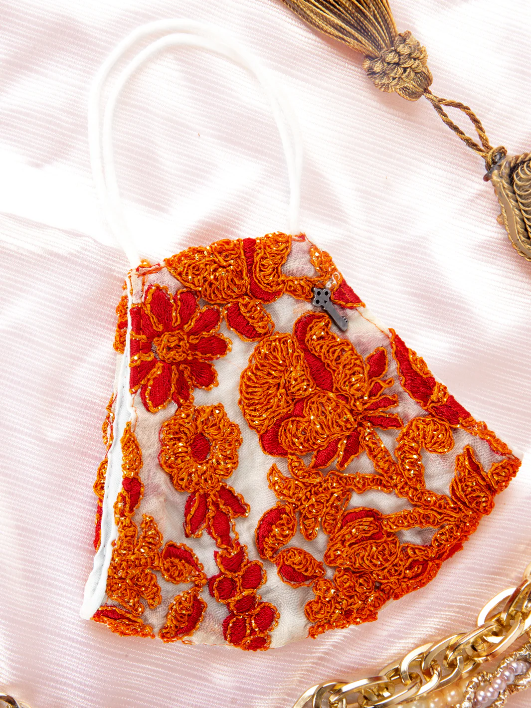 Embroidered Women Face Mask - AL-LFM-001C - Image 3