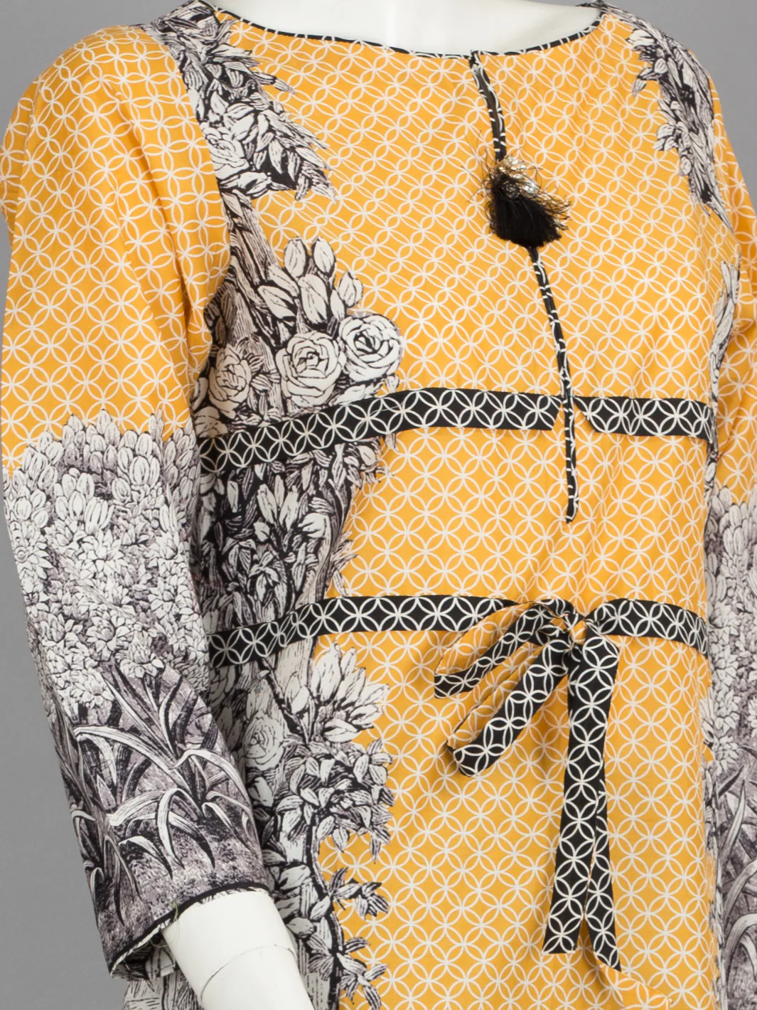 Yellow Tunic - LK-570 - Image 2
